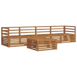 Ensemble de canapés d'extérieur 5 pcs Naturel 620344620344