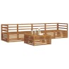 Ensemble de canapés d'extérieur 5 pcs Naturel 620344620344