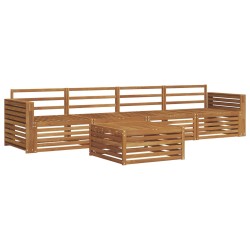 Ensemble de canapés d'extérieur 5 pcs Naturel 620347620347