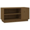 Meuble TV Marron miel 80x35x40,5 cm Bois de pin massif 620355620355
