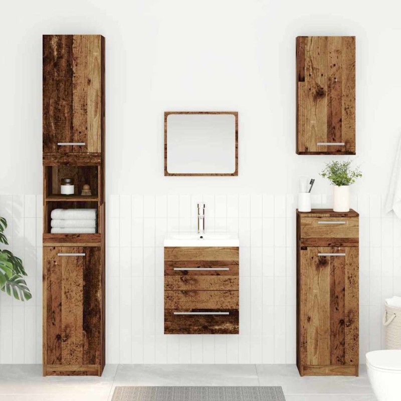 Armoire d'évier Bois Ancien 38,5 x 41 x 48 cm Bois d'ingénierie 620368620368