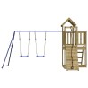 Aire de jeux d'extérieur bois de pin imprégné 620369620369