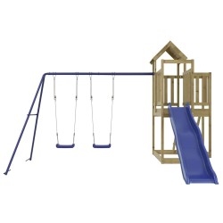 Aire de jeux d'extérieur bois de pin imprégné 620370620370