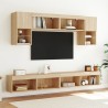 Meuble TV avec lumières LED chêne sonoma 100x30x30 cm 620371620371