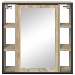 Armoire Miroir Chêne Sonoma 60 x 16 x 60 cm Bois d'ingénierie 620376620376