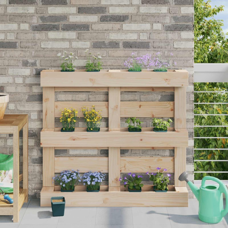 Caisses à fleurs pour palettes Euro 12 pcs Vert 14 x 9 x 9,5 cm 620378620378