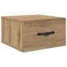 Cabinet de chevet chêne artisanal 35 x 35 x 20 cm 620379620379