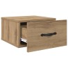Cabinet de chevet chêne artisanal 35 x 35 x 20 cm 620379620379
