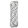 Corde de bateau 12 m 1.2 Blanc et noir Polyester 620383620383