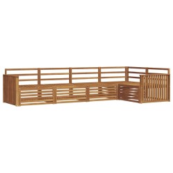 Ensemble de canapés d'extérieur 5 pcs Naturel 620397620397