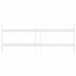 Grille de sécurité pour fenêtres avec 2 barres transversales 620412620412