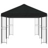 Gazebo avec murs latéraux 6 x 3 m Noir Polyester et Acier 190 620415620415