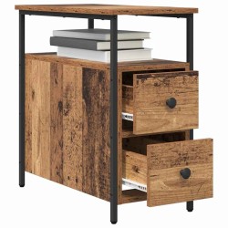 Cabinet de chevet Bois ancien 30 x 60 x 60 cm Bois d'ingénierie 620416620416