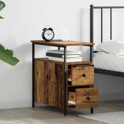 Cabinet de chevet Bois ancien 30 x 60 x 60 cm Bois d'ingénierie 620416620416