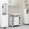 Armoire de salle de bain Blanc 60x32x53,5 cm Bois d'ingénierie 620420620420