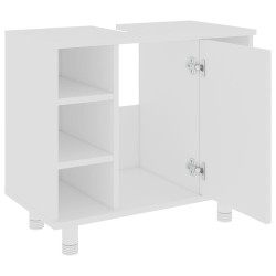 Armoire de salle de bain Blanc 60x32x53,5 cm Bois d'ingénierie 620420620420