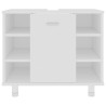 Armoire de salle de bain Blanc 60x32x53,5 cm Bois d'ingénierie 620420620420