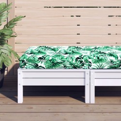 Coussin de palette à motif de feuilles 60x60x9,5 cm tissu 620422620422