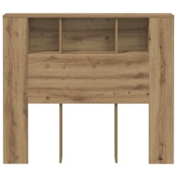 Armoire de tête de lit chêne artisanal 120x19x104,5 cm 620425620425