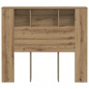 Armoire de tête de lit chêne artisanal 120x19x104,5 cm 620425620425
