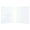Mur de tente de fête 2 pcs Blanc 200 x 195 cm PE et acier 620453620453