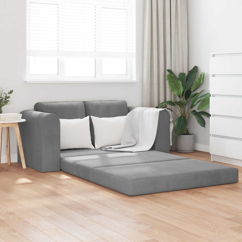 Canapé-Lit Gris foncé 148 x 71 x 83 cm Velours 620459620459