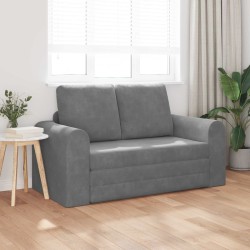 Canapé-Lit Gris foncé 148 x 71 x 83 cm Velours 620459620459