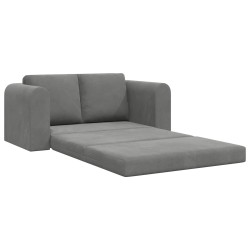 Canapé-Lit Gris foncé 148 x 71 x 83 cm Velours 620459620459