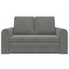Canapé-Lit Gris foncé 148 x 71 x 83 cm Velours 620459620459
