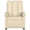 Fauteuil inclinable en tissu crème 620466620466