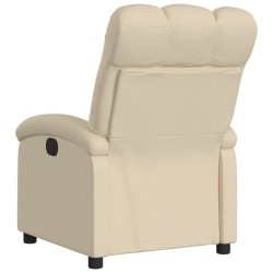 Fauteuil inclinable en tissu crème 620466620466