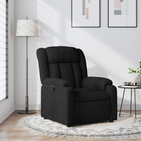 Fauteuil inclinable en tissu noir 620467620467