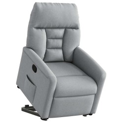 Fauteuil inclinable Gris clair Tissu 620468620468