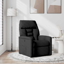 Fauteuil inclinable Noir Tissu 620469620469