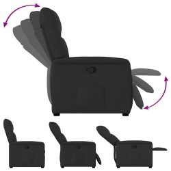 Fauteuil inclinable Noir Tissu 620469620469