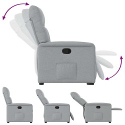 Fauteuil inclinable Gris clair Tissu 620470620470