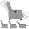Fauteuil inclinable Gris clair Tissu 620470620470