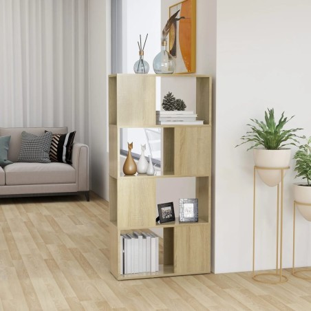 Bibliothèque/Séparateur de pièce Chêne Sonoma 60x24x124,5 cm 620476620476