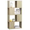 Bibliothèque/Séparateur de pièce Chêne Sonoma 60x24x124,5 cm 620476620476
