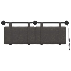 Tête de lit suspendue Avec lumière LED Noir PU antique 620478620478
