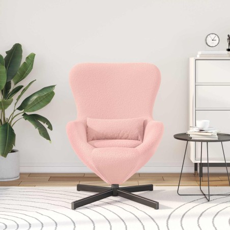 Fauteuil œuf Rose 63 x 73 x 90 cm tissu 620482620482