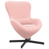 Fauteuil œuf Rose 63 x 73 x 90 cm tissu 620482620482
