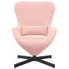 Fauteuil œuf Rose 63 x 73 x 90 cm tissu 620482620482