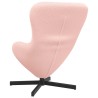 Fauteuil œuf Rose 63 x 73 x 90 cm tissu 620482620482