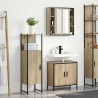 Ensemble de mobilier de salle de bain avec étagère 3 pcs Marron 620484620484