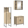 Ensemble de mobilier de salle de bain avec étagère 3 pcs Marron 620484620484