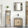 Ensemble de mobilier de salle de bain avec étagère 3 pcs Marron 620484620484