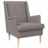 Fauteuil Taupe Tissu 620485620485
