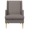 Fauteuil Taupe Tissu 620485620485