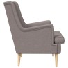 Fauteuil Taupe Tissu 620485620485